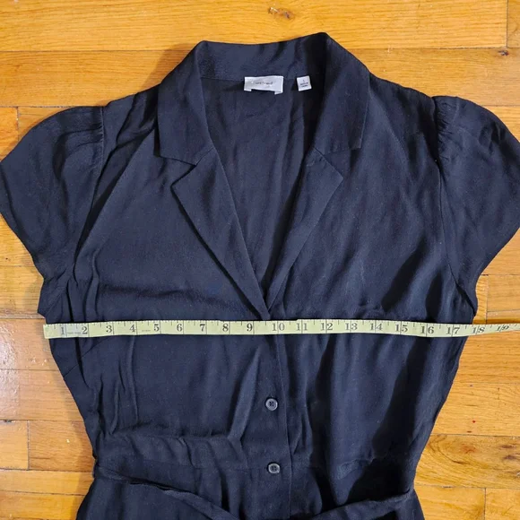 Aritzia Wilfred Black Midi Dress Size Small - Picture 4 of 8